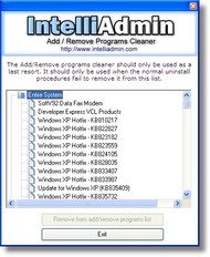 Add Remove Program Cleaner screenshot